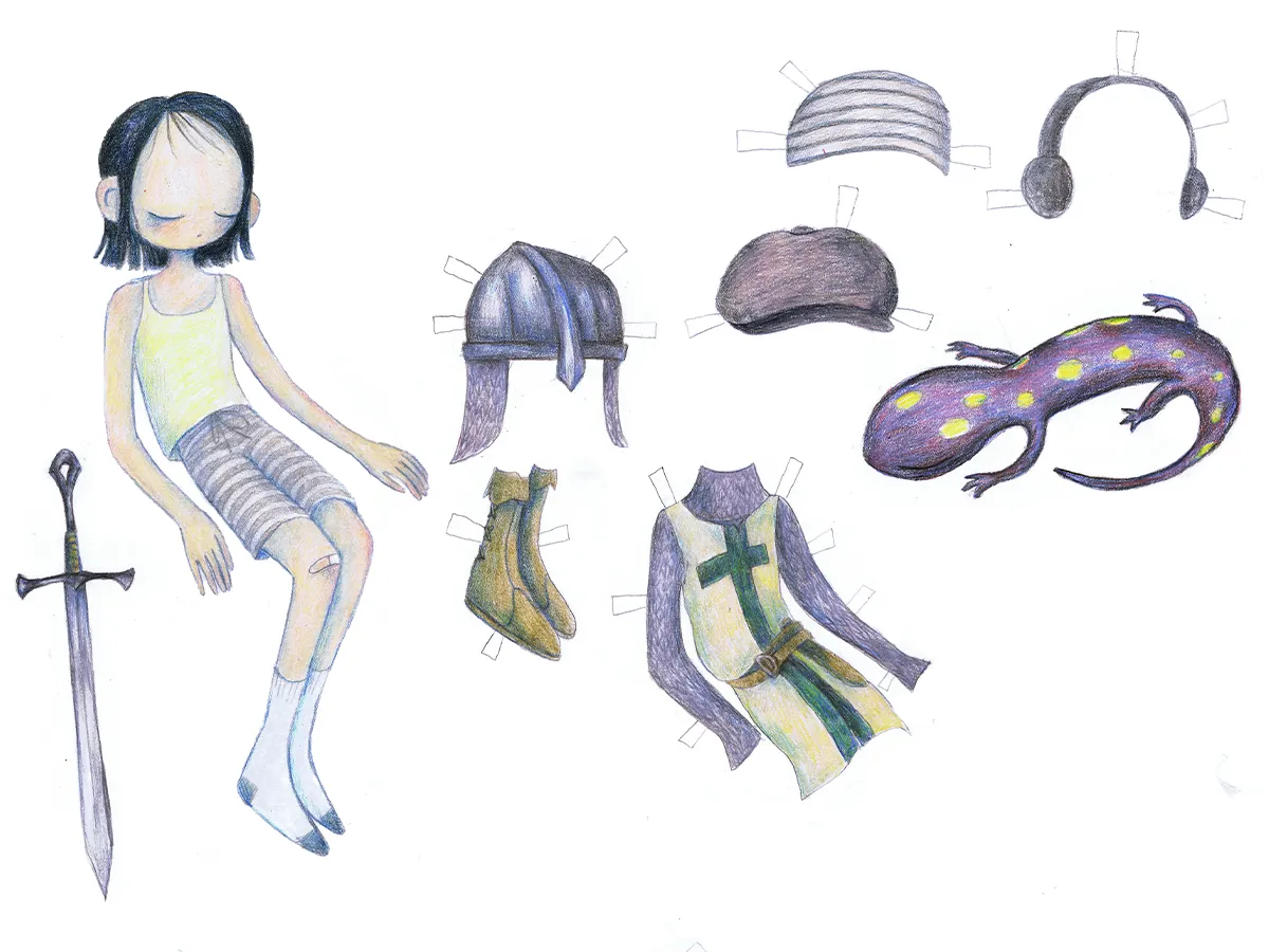 paper dolls for a paper girl