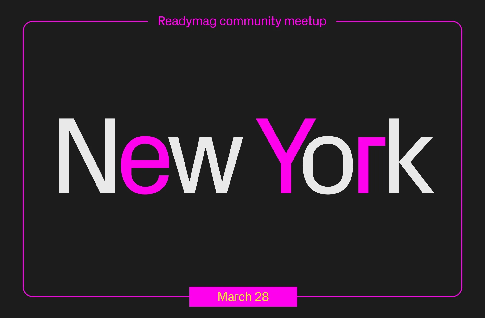 Readymag community meetup: New York